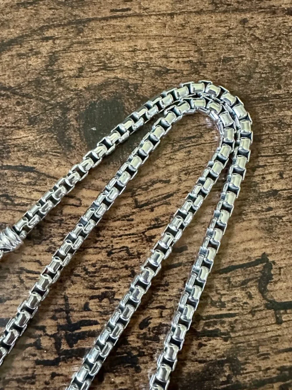 David Yurman Box Chain Necklace in Sterling Silver, 5mm - 22